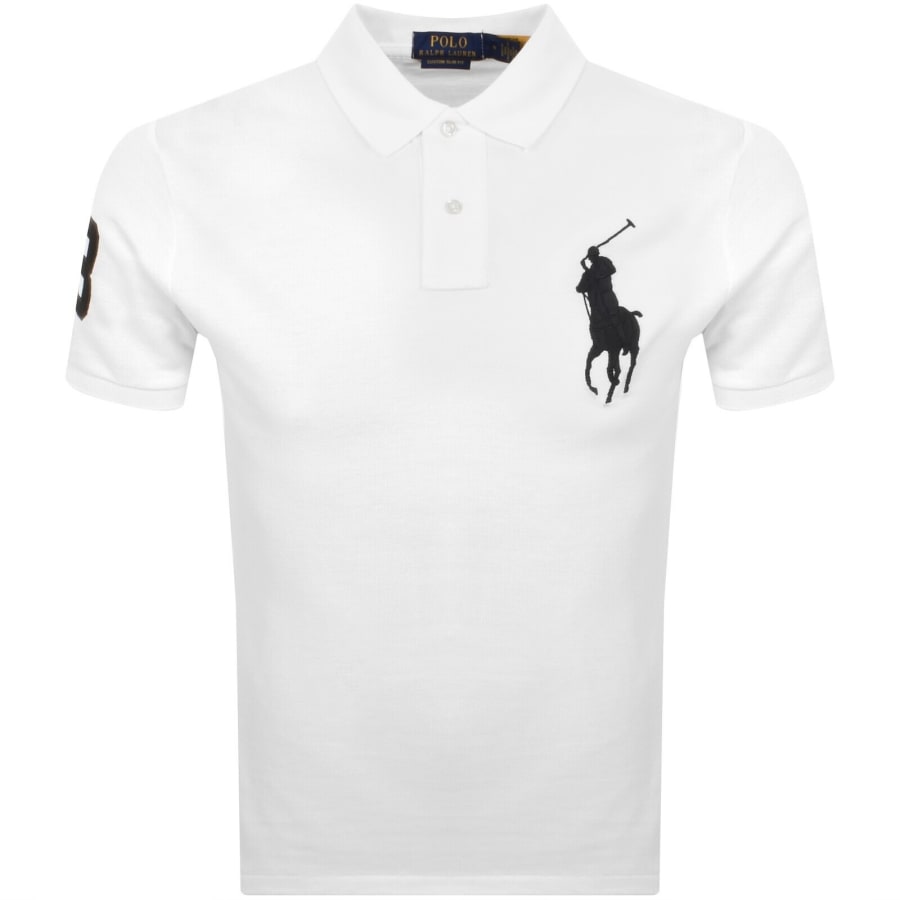 Ralph Lauren Logo Polo T Shirt White | Mainline Menswear us